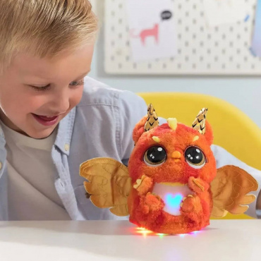 43647 Интерактивная игрушка-сюрприз Дракон в ассортименте, свет, звук. Hatchimals